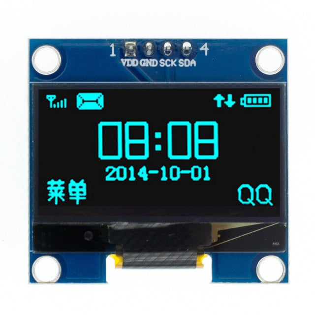 RoHS 1,3-Zoll-OLED-Modul weiß/blau SPI/IIC I2C Farbe kommunizieren 128 x 64 1,3-Zoll-OLED-LCD-LED-Anzeigemodul 1,3-Zoll-OLED-Modul