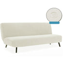 Waterproof sofa bed cover jacquard solid color spandex living room stretch all-inclusive sofa cushion cover without armrests