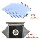 Washable Universal Vacuum Cleaner Cloth Dust Bag For Philips For LG For Haier For Samsung Vacuum Cleaner Bag Reusable 11x10cm