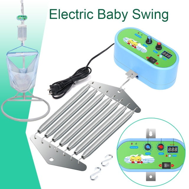 Electric Baby Swing Cradle Controller Baby Sleeping Swing Bouncer Rocking Soothing Electric Cradle