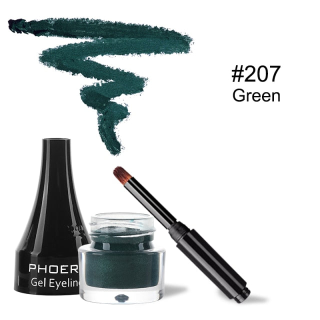 Green Lasting Matte Eyeliner Pen Natural Gel Eyeliner Gum Not Fade Easy To Wear Waterproof Eye Liner Makeup Tools Eye Pencil TSL