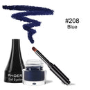 Delineador de ojos mate duradero verde Gel delineador de ojos de goma Natural no se desvanece fácil de usar delineador de ojos impermeable herramientas de maquillaje lápiz de ojos TSL