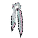 Anime Demon Slayer Cosplay Hair Ring Ribbon Nezuko Zenitsu Tanjirou Fashion Scrunchies Hair Accessories Girl Costume Props