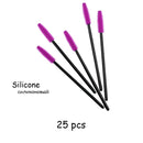 Disposable Eyelash Brush 25/50 Pcs Crystal Eye Brush Diamond Handle Mini Mascara Wands Brush Eyelash Extension Makeup Brush Set