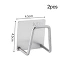 Organizador de almacenamiento, soporte para esponjas, suministros de cocina autoadhesivos, antideslizante, multiusos, accesorios para fregadero de acero inoxidable 304