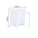 Organizador de almacenamiento, soporte para esponjas, suministros de cocina autoadhesivos, antideslizante, multiusos, accesorios para fregadero de acero inoxidable 304