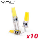 10 teile/los COB LED G4 G9 E14 3 Watt 6 Watt Glühbirne AC 12 V 220 V LED Lampe Scheinwerfer Kronleuchter Beleuchtung Ersetzen 30 Watt 60 Watt Halogenlampen