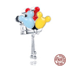 Hot Sale 100% Real 925 Sterling Silver Ariel Balloon Charm Fit Original Pandora Bracelet Making Fashion DIY Jewelry For Women