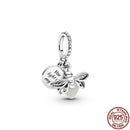 Hot Sale 100% Real 925 Sterling Silver Ariel Balloon Charm Fit Original Pandora Bracelet Making Fashion DIY Jewelry For Women