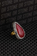 DR Stone Anillo Ceyt Mujer Piedra Natural 20 AR486