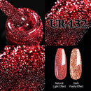 UR SUGAR Sparkling Gel Nail Polish Reflective Glitter Nail Gel Semi Permanent Nail Art Varnish For Manicures Need Base Top Coat