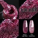 UR SUGAR Sparkling Gel Nail Polish Reflective Glitter Nail Gel Semi Permanent Nail Art Varnish For Manicures Need Base Top Coat
