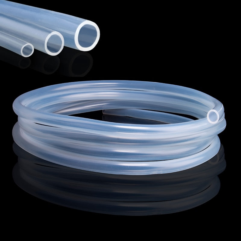Manguera de silicona de 1/3/5 metros, tubo transparente de calidad alimentaria, 2mm, 4mm, 6mm, 8mm, 10mm, 12mm, manguera de goma, manguera de tubo suave para acuario