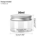 The Apothecary | 30-150ml Empty Cosmetic Jars, 20-Piece Set