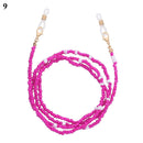 Bohemian Colored Mask Strap Beaded Glasses Chains Women Face Mask Lanyard Anti Slip Women&