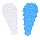 6/12Pcs Adaptable Silicone Lids Reusable Universal Food lids Cover Stretchable Washable Silicone Food Wrap Lid Kitchen Accessori