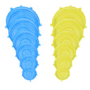 6/12Pcs Adaptable Silicone Lids Reusable Universal Food lids Cover Stretchable Washable Silicone Food Wrap Lid Kitchen Accessori