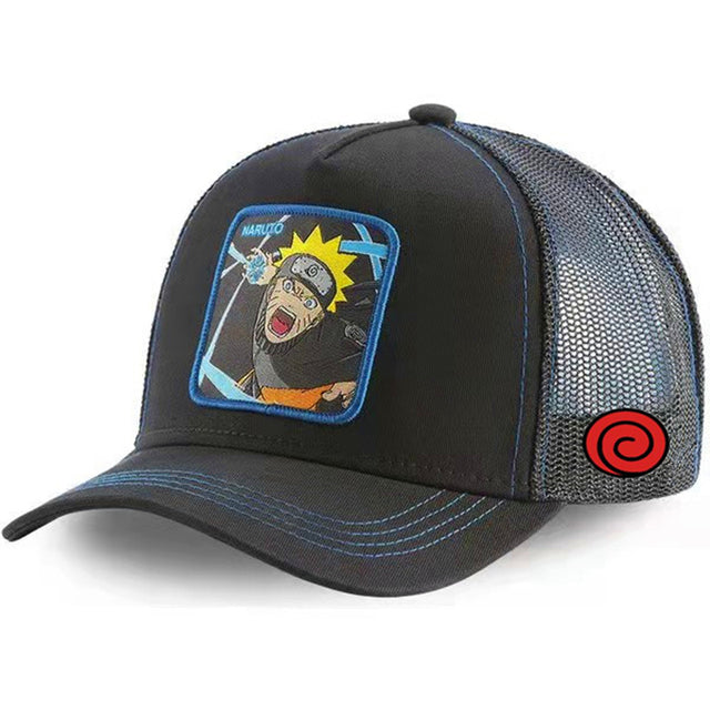 Newest Dragon Ball &amp; Naruto Anime Mesh Cap Hot Style Patch Trucker Hat Curved Brim Baseball Cap Gorras Casquette Dropshipping