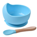1Set Silicone Baby Feeding Bowl Tableware for Kids Waterproof Suction Bowl With Spoon Children's Dishes Kitchenware Baby Stuff