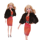 Fashion Elegant Barbies Dress + 1 Shoes Casual Wear For 11.8 Inch Barbie Clothes Accesorios Shoes,Toys For Girls,Birthday Gift