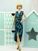 Fashion Elegant Barbies Dress + 1 Shoes Casual Wear For 11.8 Inch Barbie Clothes Accesorios Shoes,Toys For Girls,Birthday Gift