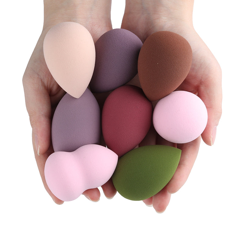 Colorful Soft Waterdrop Beauty Makeup Sponge Cosmetic Powder Puff Face Foundation Powder Cream Blending Sponges Cosmetic Tools