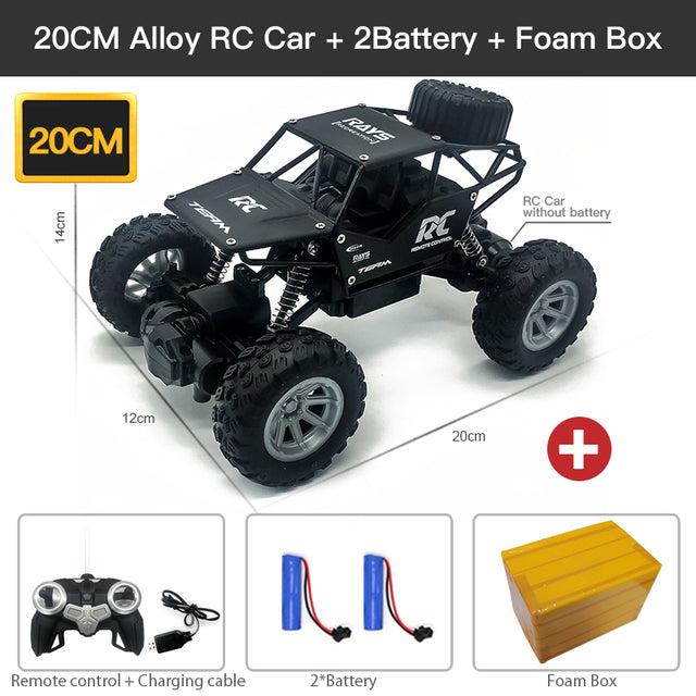 ZWN 1:12 / 1:16 4WD RC Auto mit LED-Leuchten 2.4G Funkfernsteuerung Autos Buggy Geländewagen Jungen Spielzeug für Kinder