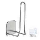 Kitchen Organizer Stainless Steel Sponge Storage Holder Self Adhesive Sink Soap Drain Drying Rack Bathroom Wall Hook Accessories