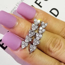 2021 New Arrival Fashion Luxury 925 Sterling Silver Pink CZ Drop Stud Earing  For Women Valentine's Day Gift Z5