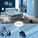 Película decorativa DIY blanca perla, papel de pared autoadhesivo de PVC, pegatinas de renovación de muebles, papel tapiz impermeable para armario de cocina