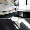 Película decorativa DIY blanca perla, papel de pared autoadhesivo de PVC, pegatinas de renovación de muebles, papel tapiz impermeable para armario de cocina