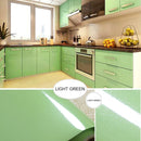 Película decorativa DIY blanca perla, papel de pared autoadhesivo de PVC, pegatinas de renovación de muebles, papel tapiz impermeable para armario de cocina