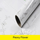 Película decorativa DIY blanca perla, papel de pared autoadhesivo de PVC, pegatinas de renovación de muebles, papel tapiz impermeable para armario de cocina