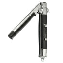 1 Uds. Peine plegable con resorte para hombre y mujer, peine de belleza hecho a mano con Clip de bolsillo plegable, peine para bigote y barba