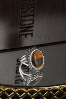 Dr stone Tiger's Eye ring 20 ar597
