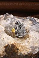 DR Stone Natural Stone Women 'S Quartz Ring 20 AR222