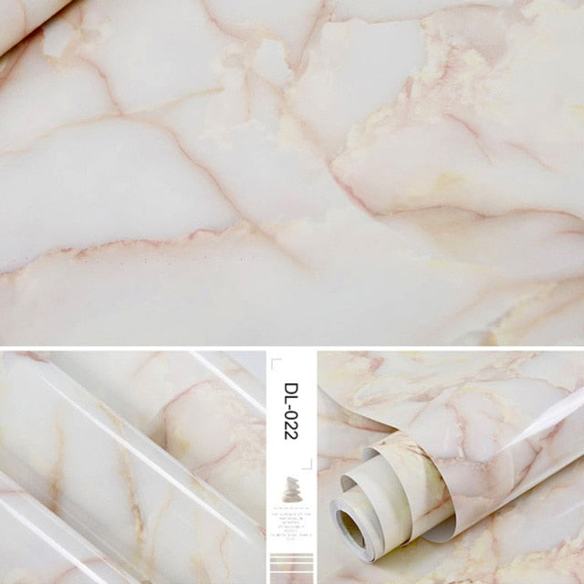 Papel pintado autoadhesivo mate de película decorativa DIY de alto brillo blanco, pegatinas impermeables para renovación de muebles antiguos de armario de cocina