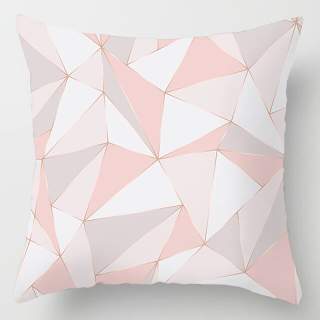 Cute Pink Feather Cushion Cover Pillowcase Decorative Sofa Cushion Case Bed Pillow Cover Home Decor Car Pillow Case 45*45cm