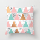 Kurze Marmor geometrische Kissenbezug Sofa Home Decor Wohnzimmer Kissen 45 * 45 Kissenbezug Polyester Throw Home Decor Kissenbezug
