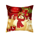 Pillowcase Christmas Cushion Cover Decorative Sofa Pillow Case Seat Car Throw Christmas Decoration Pillows Decor Home Decor