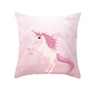 Home Cushion Cover Purple Unicorn Peach Cushion Cover 45x45cm Pillowcase Sofa Cushion Throw Decor Home Covers Pillows