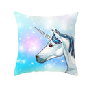 Home Cushion Cover Purple Unicorn Peach Cushion Cover 45x45cm Pillowcase Sofa Cushion Throw Decor Home Covers Pillows