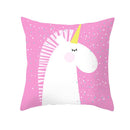 Home Cushion Cover Purple Unicorn Peach Cushion Cover 45x45cm Pillowcase Sofa Cushion Throw Decor Home Covers Pillows