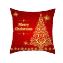 Christmas Cushion Cover Red Home Decor Sofa Pillow Case Cover Seat Car Throw Pillowcase Christmas 45*45 Pillows For Home