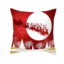 Christmas Cushion Cover Red Home Decor Sofa Pillow Case Cover Seat Car Throw Pillowcase Christmas 45*45 Pillows For Home