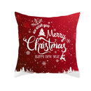 Christmas Cushion Cover Red Home Decor Sofa Pillow Case Cover Seat Car Throw Pillowcase Christmas 45*45 Pillows For Home