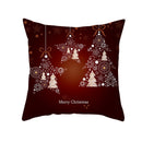 Christmas Cushion Cover Red Home Decor Sofa Pillow Case Cover Seat Car Throw Pillowcase Christmas 45*45 Pillows For Home