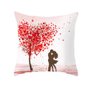 Cushion Cover Red Lovers Wedding Party Decorative Sofa Cover Case Seat Car Home Decor Throw Pillows 45x45cm Decor Home