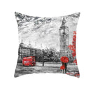 Cushion Cover Red Lovers Wedding Party Decorative Sofa Cover Case Seat Car Home Decor Throw Pillows 45x45cm Decor Home