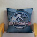 Pillow Cover Super Jurassic Park Dinosaur Print Throw Soft Plush Cushion Cover 45*45 Pillowcase Sofa Home Decor Cushion Covers